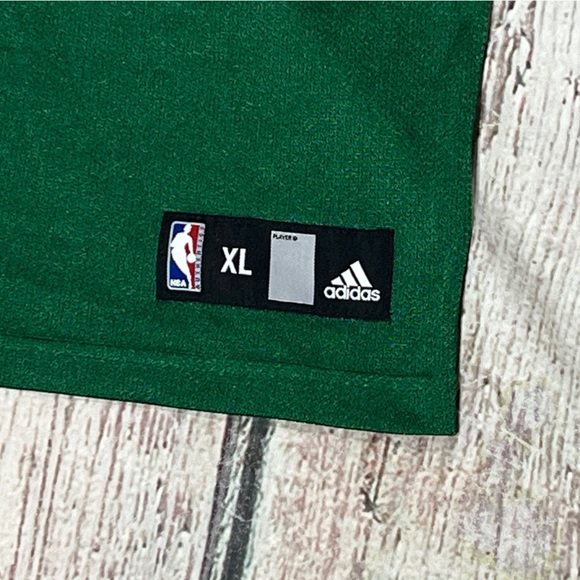Boston Celtics Paul Pierce Boys Kids Youth NBA Basketball Adidas Green Jersey - Picture 6 of 6